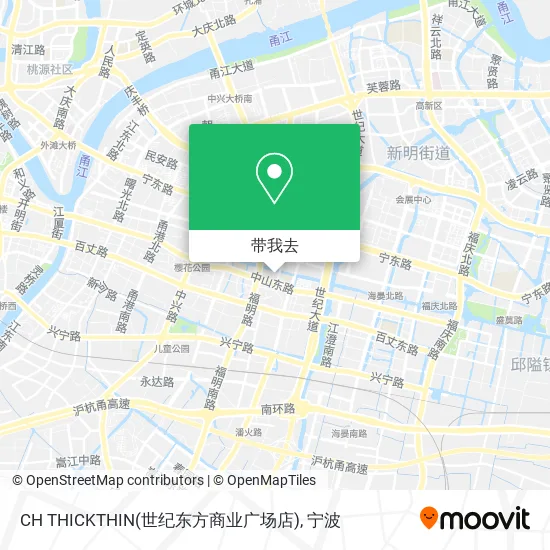 CH THICKTHIN(世纪东方商业广场店)地图
