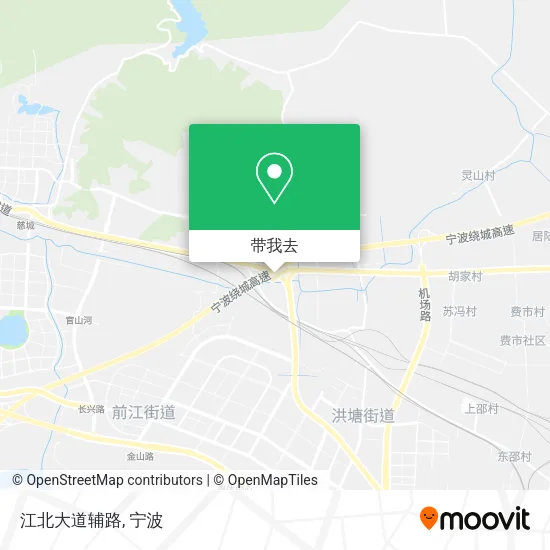江北大道辅路地图