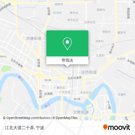 江北大道二十弄地图