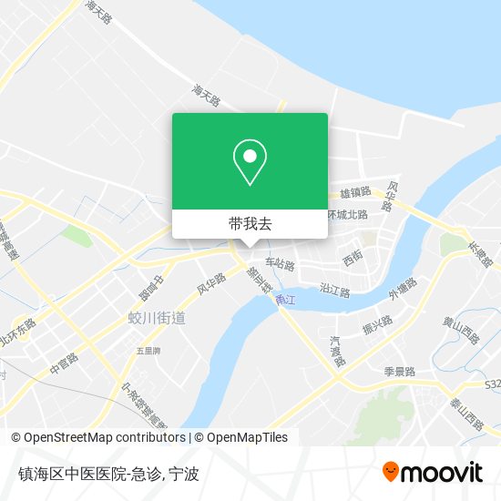 镇海区中医医院-急诊地图
