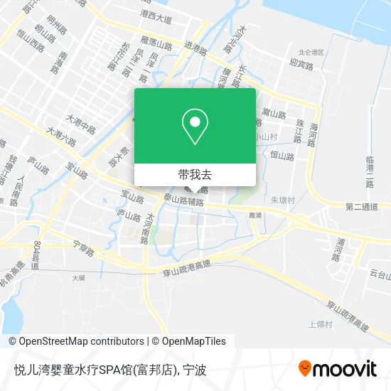 悦儿湾婴童水疗SPA馆(富邦店)地图