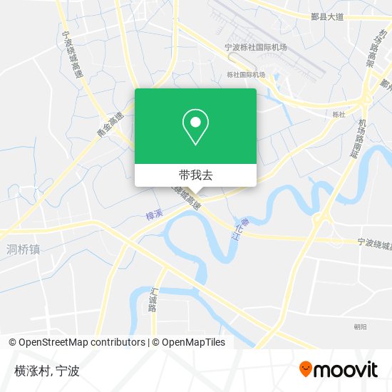 横涨村地图