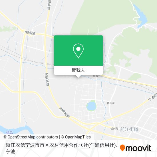 浙江农信宁波市市区农村信用合作联社(乍浦信用社)地图