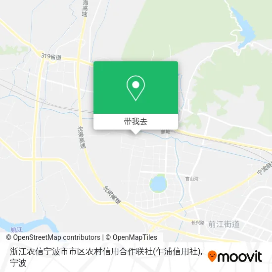 浙江农信宁波市市区农村信用合作联社(乍浦信用社)地图