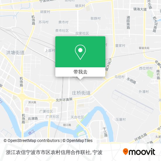 浙江农信宁波市市区农村信用合作联社地图