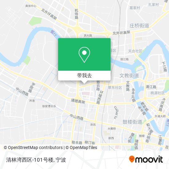 清林湾西区-101号楼地图