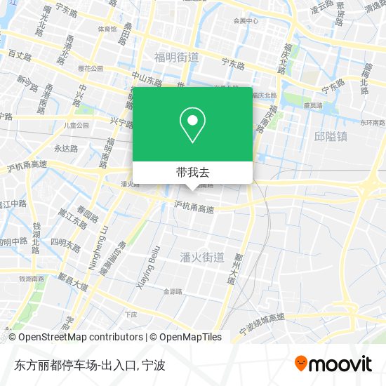 东方丽都停车场-出入口地图