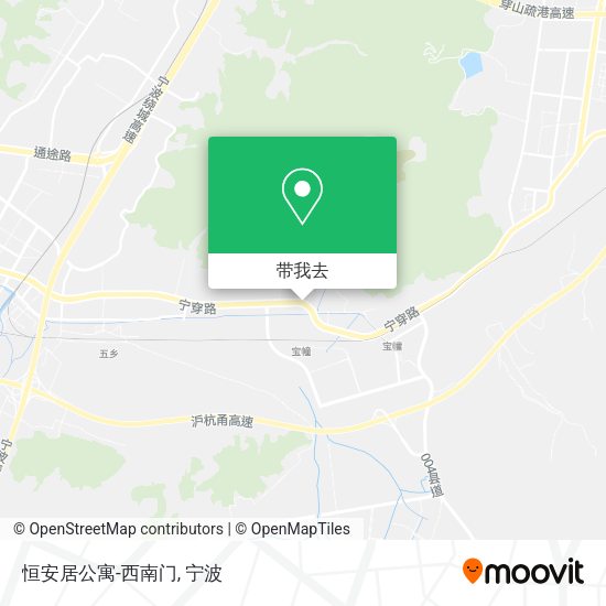恒安居公寓-西南门地图