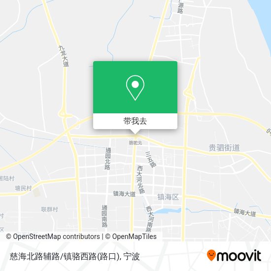 慈海北路辅路/镇骆西路(路口)地图