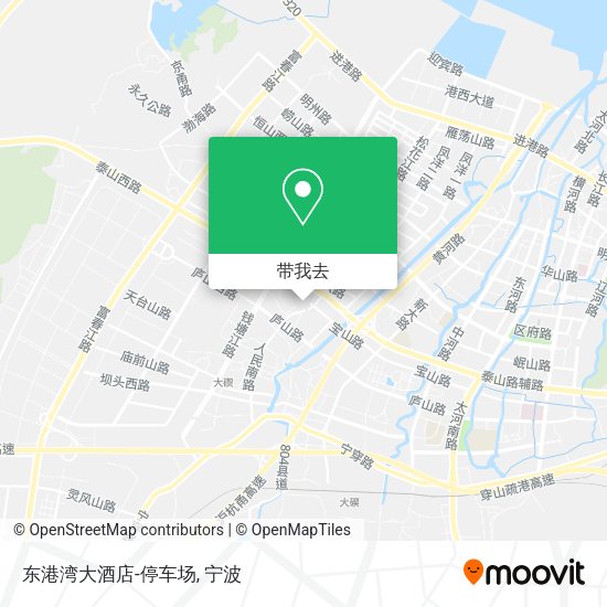 东港湾大酒店-停车场地图