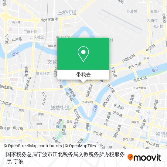 国家税务总局宁波市江北税务局文教税务所办税服务厅地图