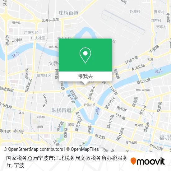 国家税务总局宁波市江北税务局文教税务所办税服务厅地图