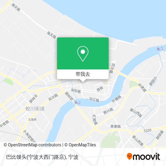 巴比馒头(宁波大西门路店)地图