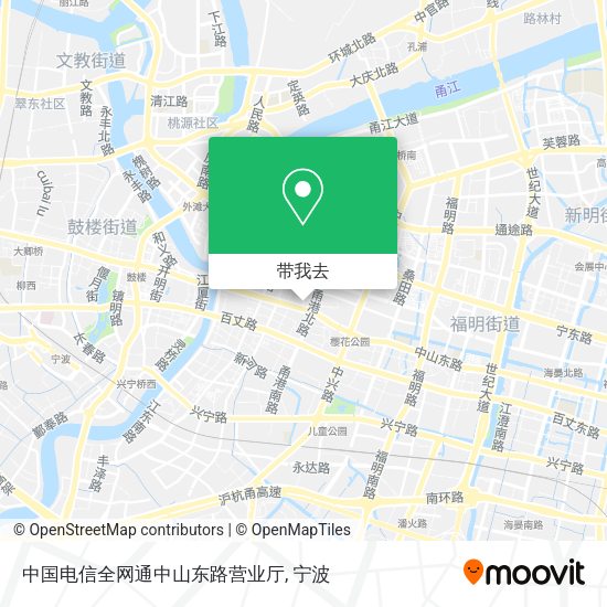 中国电信全网通中山东路营业厅地图