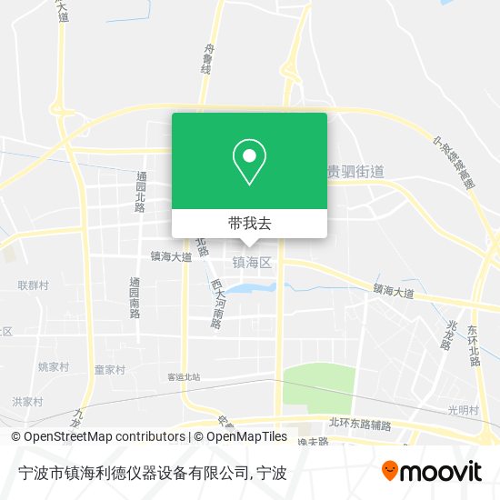 宁波市镇海利德仪器设备有限公司地图