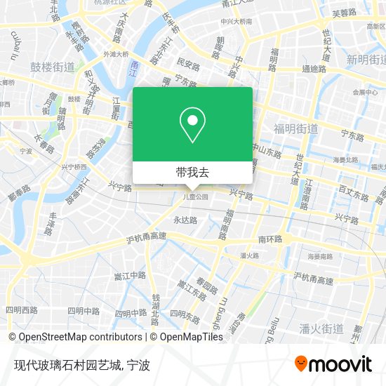 现代玻璃石村园艺城地图