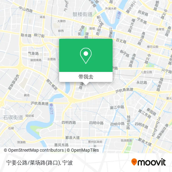 宁姜公路/菜场路(路口)地图