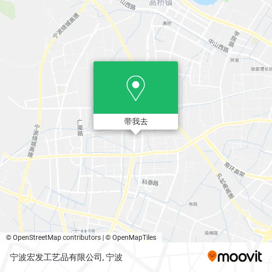 宁波宏发工艺品有限公司地图