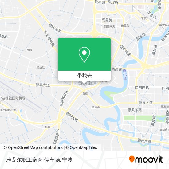 雅戈尔职工宿舍-停车场地图