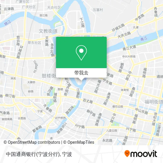 中国通商银行(宁波分行)地图