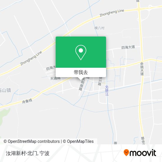 汝湖新村-北门地图