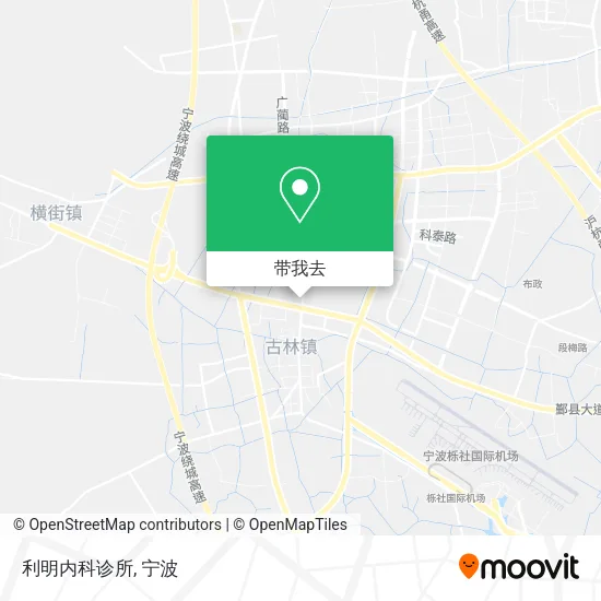 利明内科诊所地图
