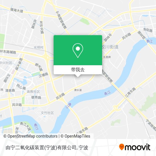 由宁二氧化碳装置(宁波)有限公司地图