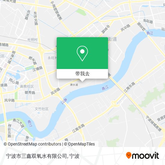 宁波市三鑫双氧水有限公司地图
