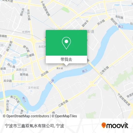 宁波市三鑫双氧水有限公司地图