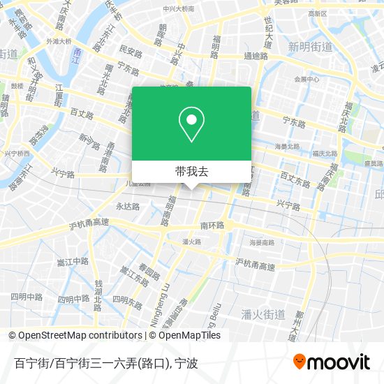 百宁街/百宁街三一六弄(路口)地图