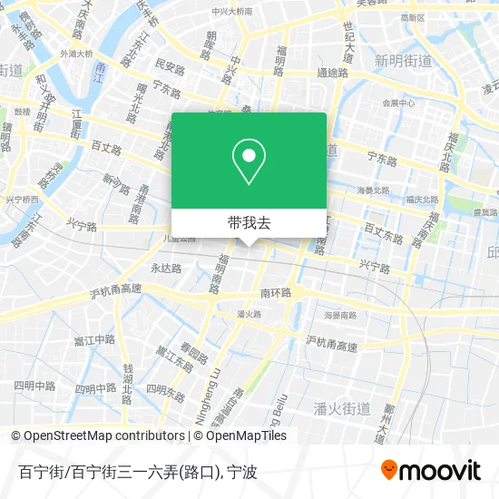 百宁街/百宁街三一六弄(路口)地图
