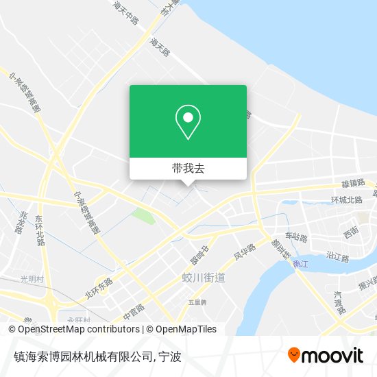 镇海索博园林机械有限公司地图