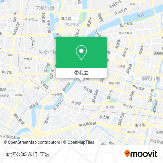 新河公寓-东门地图