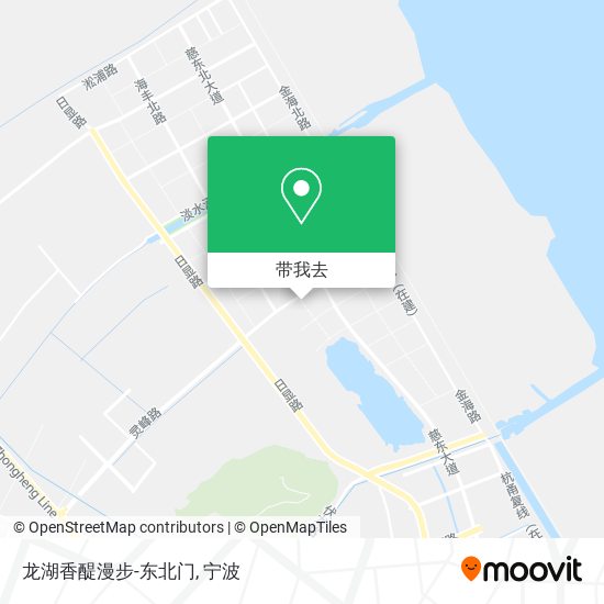 龙湖香醍漫步-东北门地图