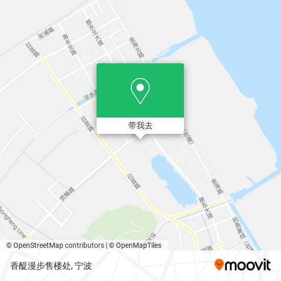香醍漫步售楼处地图