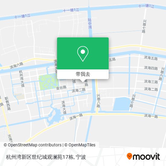 杭州湾新区世纪城观澜苑17栋地图