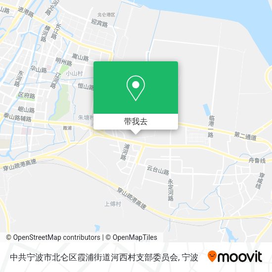 中共宁波市北仑区霞浦街道河西村支部委员会地图