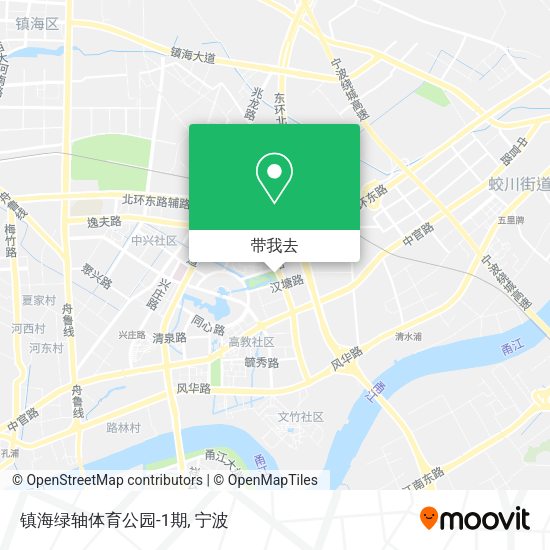 镇海绿轴体育公园-1期地图