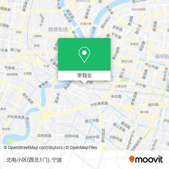 北电小区(西北1门)地图