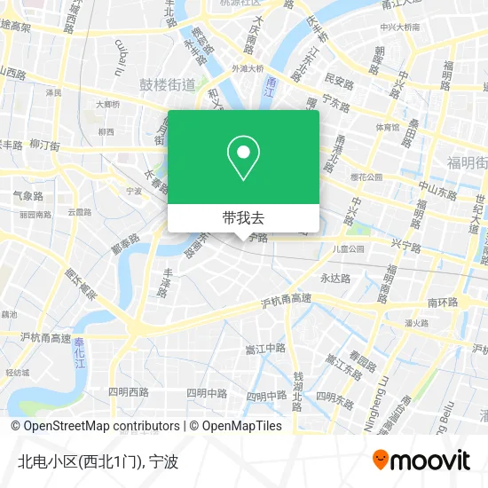 北电小区(西北1门)地图