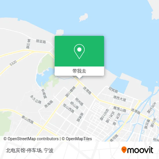 北电宾馆-停车场地图