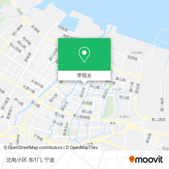北电小区-东1门地图