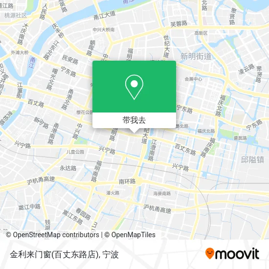 金利来门窗(百丈东路店)地图