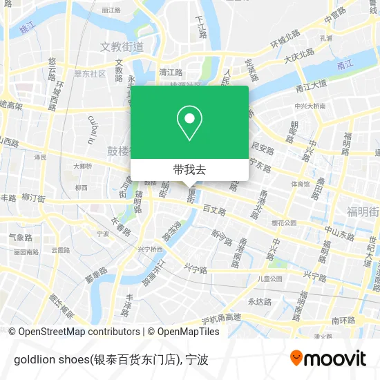 goldlion shoes(银泰百货东门店)地图