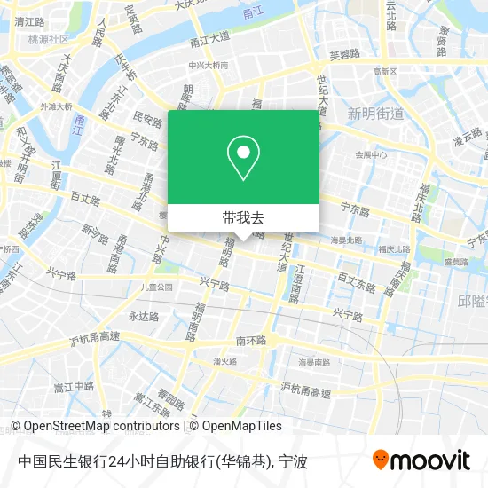 中国民生银行24小时自助银行(华锦巷)地图