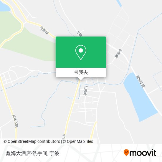 鑫海大酒店-洗手间地图