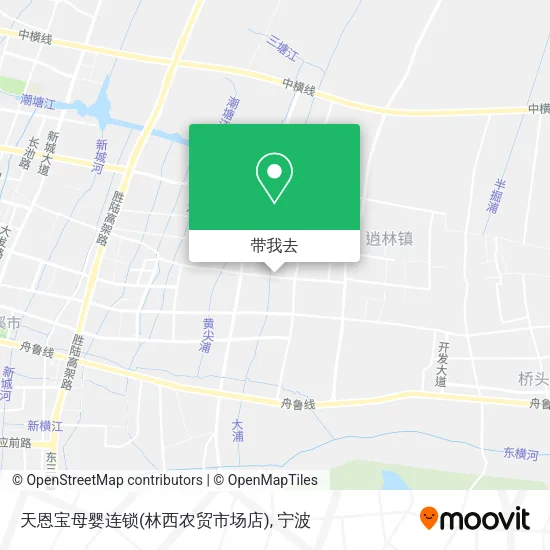 天恩宝母婴连锁(林西农贸市场店)地图