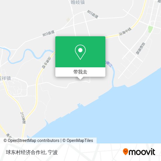 球东村经济合作社地图