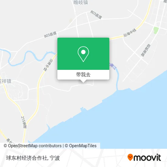 球东村经济合作社地图