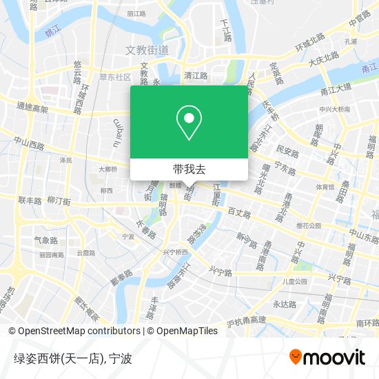 绿姿西饼(天一店)地图